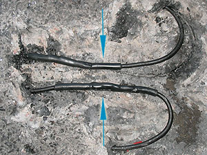 Reparatur Elektro-Rampenheizung
